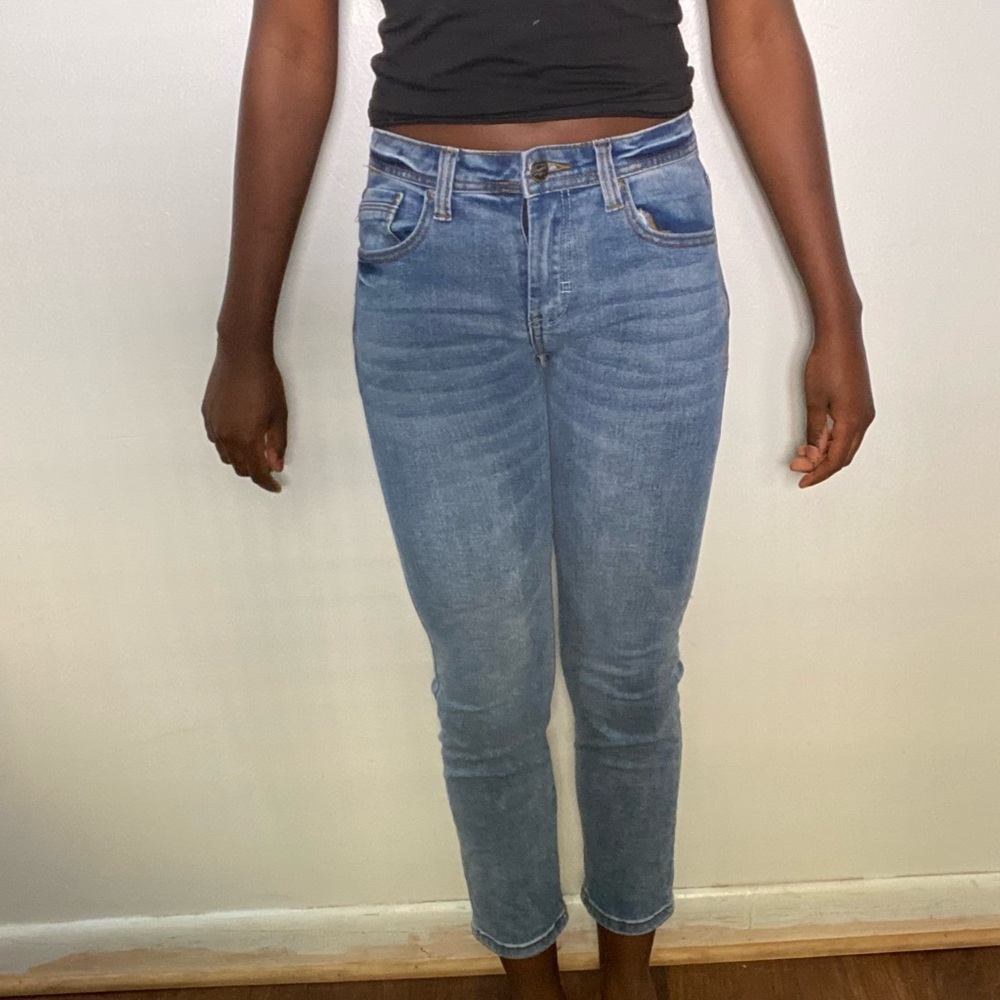 Light-wash jeans